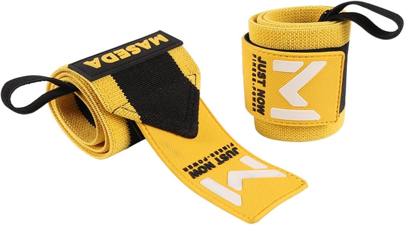 CINLITEK Pro-Grade Weightlifting Wrist Wraps (24") for Gym, Strength Training, and Powerlifting(1 Pair) - Heavy-Duty Thumb Loop Straps for Maximum Wrist Support in Bodybuilding & Fitness (Men & Women) - Image 1